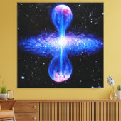 Blauquasar Leinwanddruck (Insitu (Wohnzimmer))