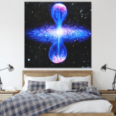 Blauquasar Leinwanddruck (Insitu (Schlafzimmer))