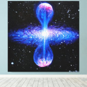 Blauquasar Leinwanddruck (Insitu (Holzboden))
