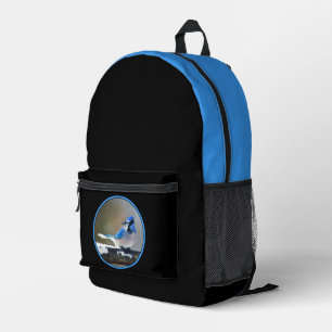 Blauraben-Malerei - Originale Vogelkunst Bedruckter Rucksack