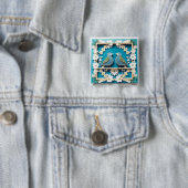 Blauraben-Papierkunst Button (Beispiel)