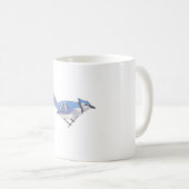 Blauracken-Art Vogelart Kaffeetasse (VorderseiteRechts)