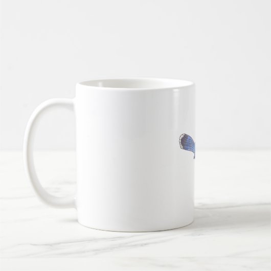 Blauracken-Art Vogelart Kaffeetasse (Links)