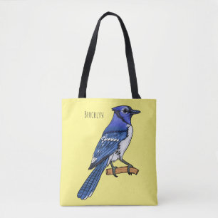 Blauracken Comic-Illustration Tasche
