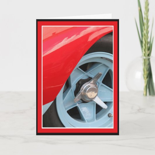 Blaurad und Knockoff Karte (Vorderseite)