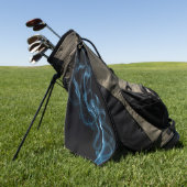 Blaurauchen Golfhandtuch (Gras)