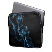 Blaurauchen Laptopschutzhülle (Vorderseite Links)