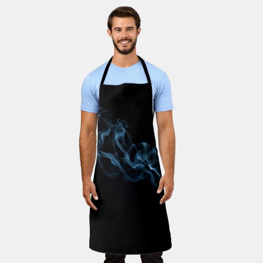 Blaurauchschwarz Schürze (Getragen)