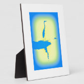 Blaureiher Fotoplatte (Seite)