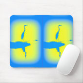 Blaureiher Mousepad (Mit Mouse)