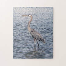 Blaureiher-Wasserpuzzle