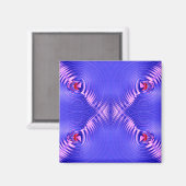 Blaurippchen Magnet (Vorderseite/Rückseite)