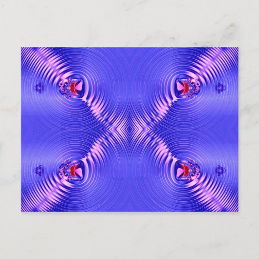 Blaurippchen Postkarte (Vorderseite)