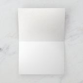 Blaurosa Blume Karte (Innenseite)