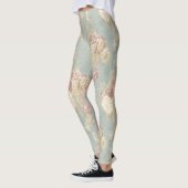 Blaurosa Blume Shabby Chic Leggings (Links)