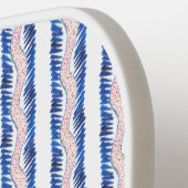 Blaurosa Bow Grandmillennial Pickleball Paddle (Linke Seite)