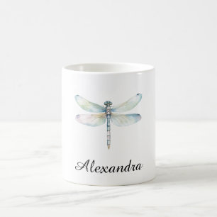 Blaurosa Dragonfly Kaffeetasse