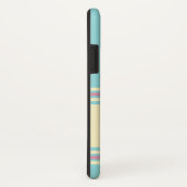 Blaurosa Gelbe Monogramm Modernes Elegantes Case-Mate iPhone Hülle (Hinten/Rechts)