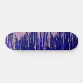 Blaurosa gestrichene Skateboard (Horizontal)