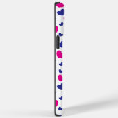Blaurosa Herzmuster Valentinstag Case-Mate iPhone Hülle (Rückseite / Rechts)