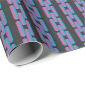 blaurosa Kette Geschenkpapier (Rolleneckpunkt)