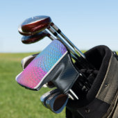 Blaurosa Meerjungfrauen, Fischskala Golf Headcover (In Situ)