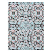 Blaurosa Mocha Schwarzes Farbmuster Tischdecke (Vorderseite)