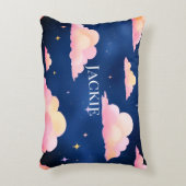 Blaurosa Niedliche Wolken Muster Bath Mat Dekokissen (Vorderseite(Vertikal))