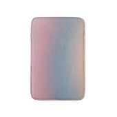 Blaurosa Ombre Gradient Blur Abstract Design Badematte (Vorderseite Vertikal)
