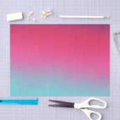 Blaurosa Ombre Gradient Blur Abstract Design Seidenpapier (Handwerk)