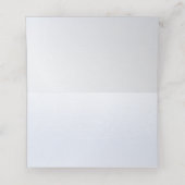 Blaurosa Platzkarte (Innenseite Aufgefaltet)