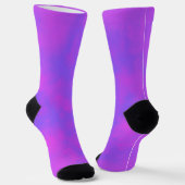 Blaurosa Sturmwolken Socken (Gewinkelt)