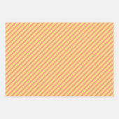 Blaurosa und gelbe Diagonalstreifen Geschenkpapier Set (Vorderseite)