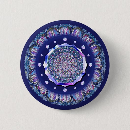 Blaurosass Button (Vorderseite)