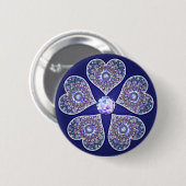 Blaurosass Button (Vorne & Hinten)