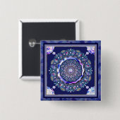 Blaurosass Button (Vorne & Hinten)