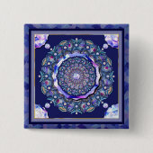 Blaurosass Button (Vorderseite)