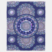 Blaurosass Fleecedecke (Vorderseite)