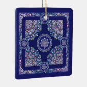 Blaurosass Keramikornament (Rechts)