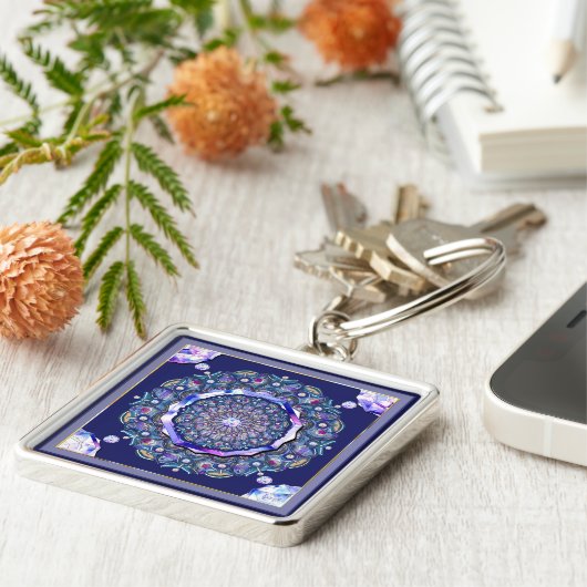 Blaurosass Schlüsselanhänger (Seite)