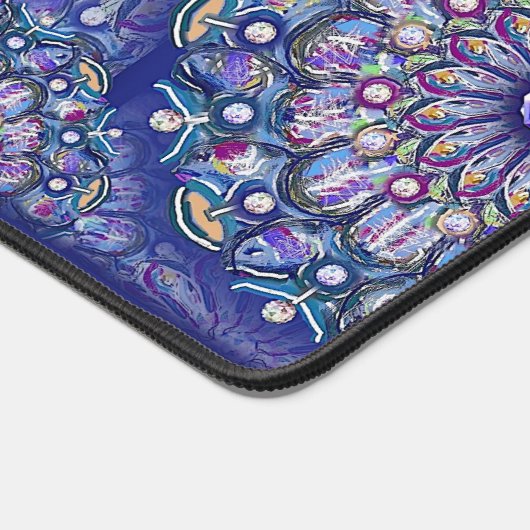 Blaurosass Schreibtischunterlage (Ecke)