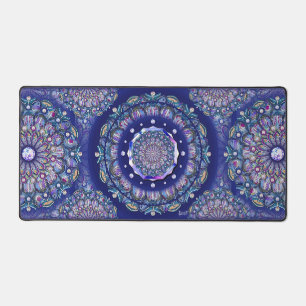 Blaurosass Schreibtischunterlage