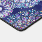 Blaurosass Schreibtischunterlage (Ecke)