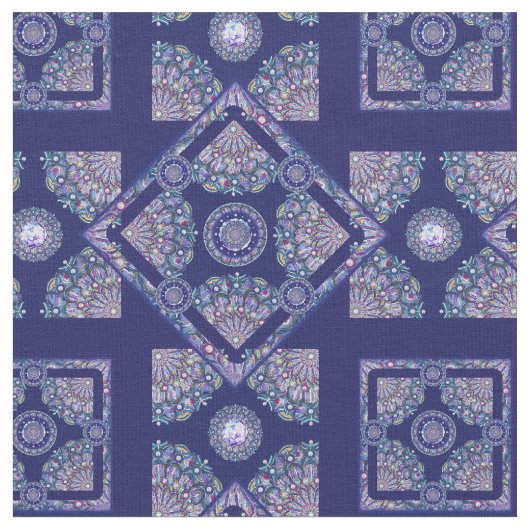 Blaurosass Stoff (Nahaufnahme)