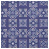 Blaurosass Stoff (Muster)