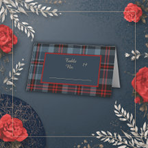 Blaurot-schwarz-keltisches Tartan-Muster