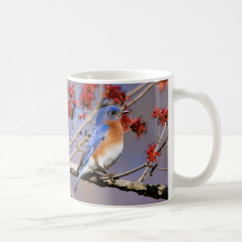 Blaurücken-Zaunkönig-Kaffeetasse III von BirdingCo Kaffeetasse