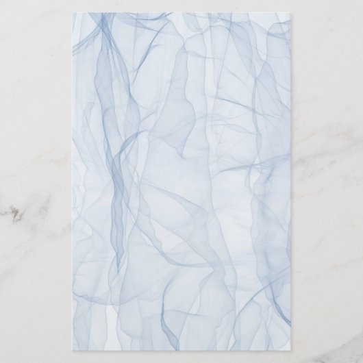 Blauschattenmuster Briefpapier (Vorderseite)