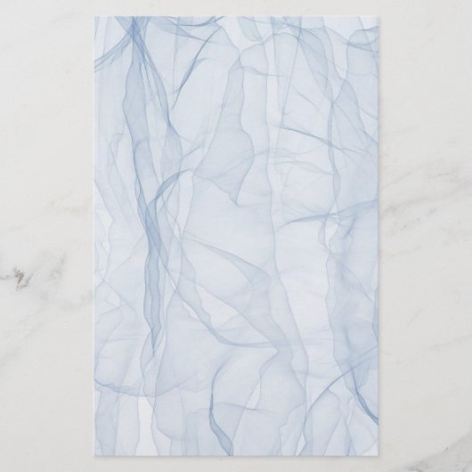 Blauschattenmuster Briefpapier (Vorderseite)