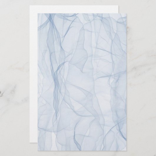 Blauschattenmuster Briefpapier (Vorne/Hinten)